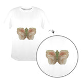 Bison Hide Butterfly Women's T-Shirt Made in USA