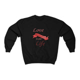 Love Brings Peace Unisex Heavy Blend™ Crewneck Sweatshirt
