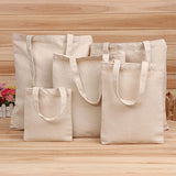6 Sizes Shopper Tote Canvas Reusable Eco-Friendly Cloth Foldable Bags