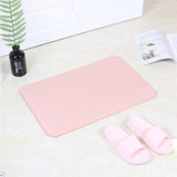 Anti Slip Bath Mat Loofah Shower Rug Water Drains Bathroom Quick Dry Pda