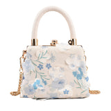 Women's Western Style Small Fresh Sweet Flower Shoulder Handbag
