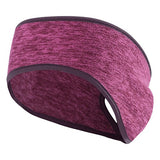 Sport Wide Unisex Ponytail Headband Warm Ear Cover Outdoor Fleece Sweat Scarf