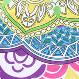 BeddingOutlet Tassel Indian Toalla Mandala Tapestry Sunblock Round Blanket Lotus Bohemian