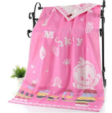 LDAJMW Cotton Gauze Adult Cartoon Bath Beach Textile Large Thick Towel