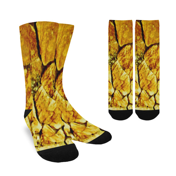 Golden Stones Custom Socks for Women