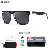 Men's Polarized All-Fit Mirror Classic Design Sunglass Brand Box