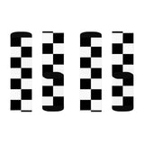 Black White Checker Sublimation Socks