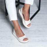Women Fish Mouth Top Quality Slip On Solid Single Flat Shoes