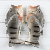 Runware Shoes Fish Slippers Flip Flops Unisex Beach Slides Light Funny
