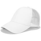 Glitter Ponytail Baseball Snapback Mesh Cap Messy Bun Adjustable Hat