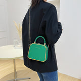 Women's Mini Shoulder Cosmetic Hard Shell Stereotyped Bag