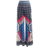 Women High Rise Ethnic Print Wide Leg Pants