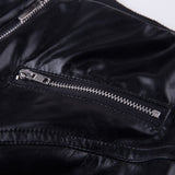Women Punk Bodycon Faux PU Leather Push Up High Waist Pants