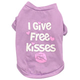 Lovely Pet Dog Puppy Clothes Cute Cotton Short Sleeve T-Shirt Apparel