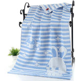 LDAJMW Cotton Gauze Adult Cartoon Bath Beach Textile Large Thick Towel
