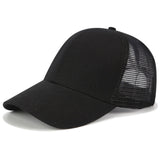 Glitter Ponytail Baseball Snapback Mesh Cap Messy Bun Adjustable Hat