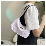 Women's Soft PU Leather Texture High End Solid Single Shoulder Bag