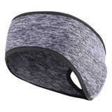 Sport Wide Unisex Ponytail Headband Warm Ear Cover Outdoor Fleece Sweat Scarf
