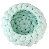 Braided Pet Bed Warming House Soft Nest Kennel Baskets Indoor Sleeping Cave Sofa