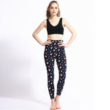 Women Elastic 3D Print Pants Leggings Sport Skinny Trousers