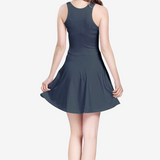 Char Limed Spruce Women's Sleeveless Midi Casual Flared Skater Dress
