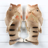 Runware Shoes Fish Slippers Flip Flops Unisex Beach Slides Light Funny