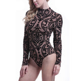 iDress Bodysuit Top Woman Long Sleeve Rompers