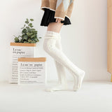 Women Anime Cartoon Knitting Lolita Cosplay Loose JK Woolen Stockings