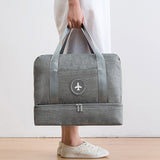 July's Song Waterproof Multifunctional Dry Wet Separation Soft Travel Duffle Bag
