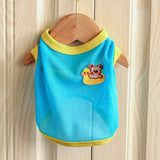 Cartoon Animal Pet Summer Thin Cool Mesh Vest Two-legged T-shirt