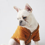 French Bulldog Sweater Dog Clothes Chihuahua Cardigan Outfit Cotton Jacket Apparel