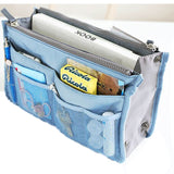Women Organizer Insert Nylon Travel Handbag Large Cosmetic Tote Pouch