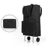 Pull Cart Trolley Wheels Foldable Reusable Organizer Shopping Bag