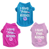 Lovely Pet Dog Puppy Clothes Cute Cotton Short Sleeve T-Shirt Apparel