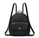 Women Girl Small Backpack Letter Purse Simple Travel Bag
