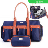 Travel Waterproof Men's Leather Overnight Hand Luggage Weekend Bag