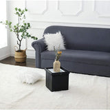 Foldable Stool Ottoman Storage Leather Footstool Organizer Box