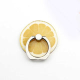 Mobile Phone Metal Finger Ring Holder Cute Lemon Fruits Stand Support
