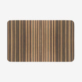 Twine Vertical Stripes Microfiber Chevron Non-Slip Soft Kitchen Mat Bath Rug Doormat