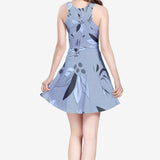 Cool Corporate Flora Women's Sleeveless Midi Casual Flared Skater Dress