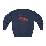 Love Brings Peace Unisex Heavy Blend™ Crewneck Sweatshirt
