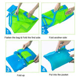 Beach Solid Color High Density Oxford Fabric Mesh Tote Bag