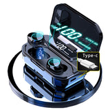 G02 Bluetooth Wireless IPX7 Waterproof Earbuds LED Display Charge Case