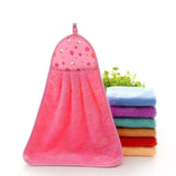Thick Microfiber Hand Kitchen Towel Hanging Cloth Soft Absorbent