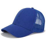 Glitter Ponytail Baseball Snapback Mesh Cap Messy Bun Adjustable Hat
