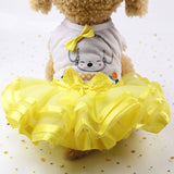 Pet Clothes Tutu Puppy Princess Small to Medium Dogs Pet Apparel Dress
