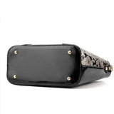 Women Sequin Embroidery Patent Leather Diamond Shoulder Messenger Bag