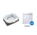 Pet Bed Mat Net Red Litter Plush Two-in-one House Sleeping