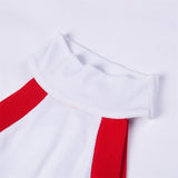 Women Cold Shoulder Elastic Crop Knitted Patchwork Sleeveless Tank Top