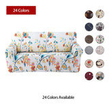 Flower Slipcover Tightly All-inclusive Wrap 1 to 4 Seats Elasticity 1pc Sofa Cover